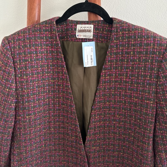 Vintage oversized embroidered blazer - Picture 6 of 9